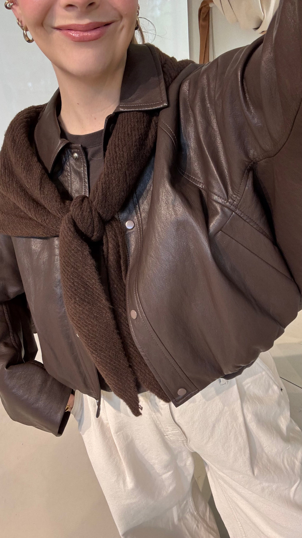 Jacket Angelica chocolate – studio .ruig