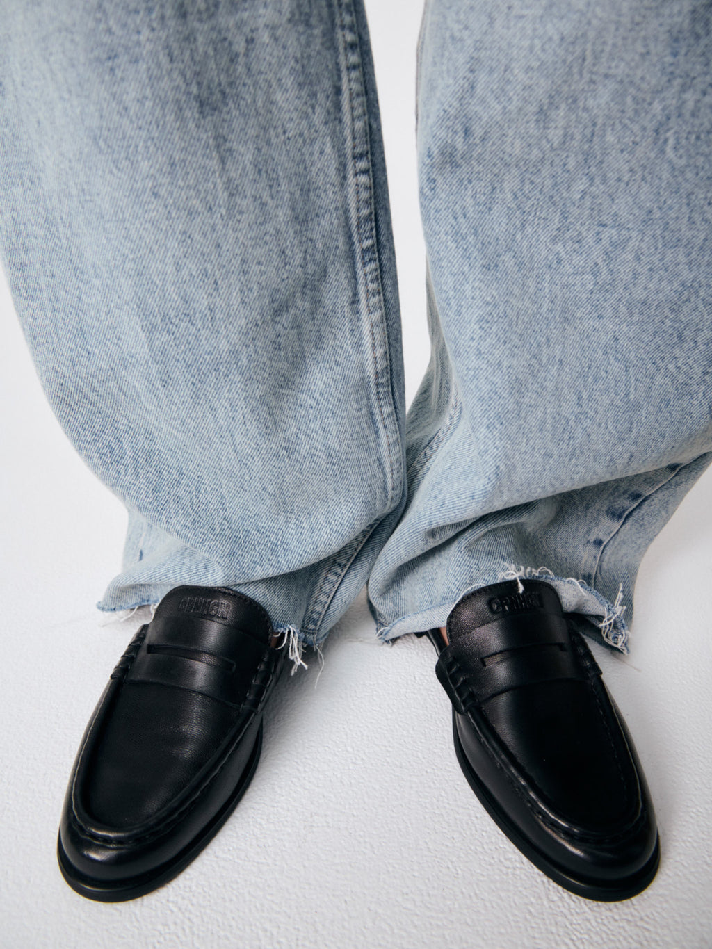ローファー・オックスフォード  STUDIOS CPH419 Laced Penny loafer 'CPH419' CPH419 leather black – studio .ruig