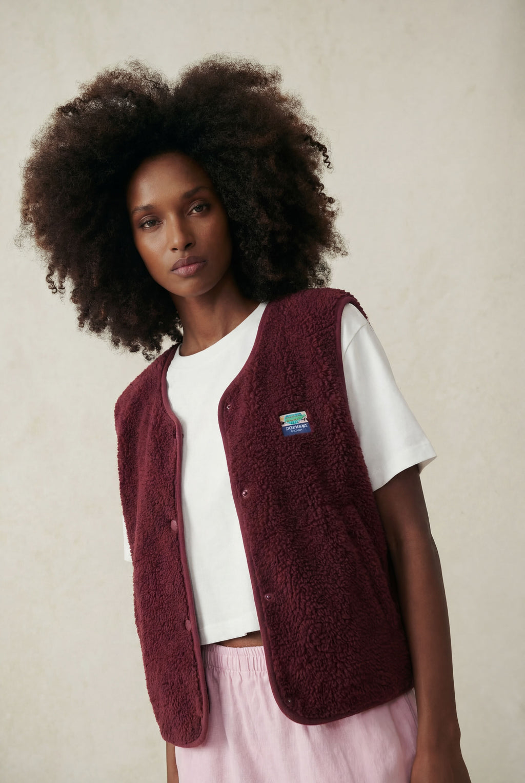 Cardigan Hoktown HOK16BH25 bordeaux – studio .ruig