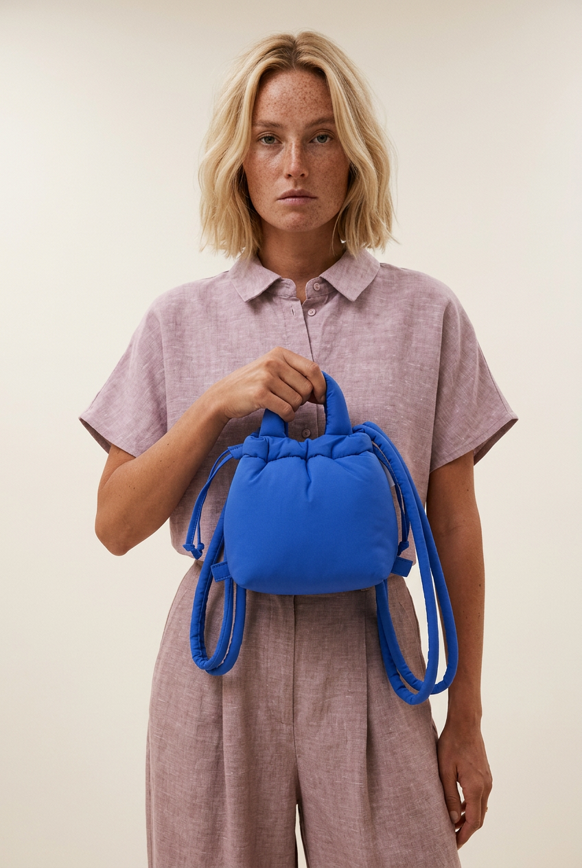 Micro Ona Soft Bag Cobalt blue – studio .ruig