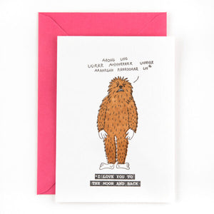 Card Chewbacca