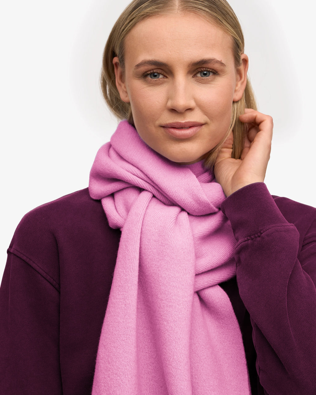 Merino wool scarf cherry blossom – studio .ruig