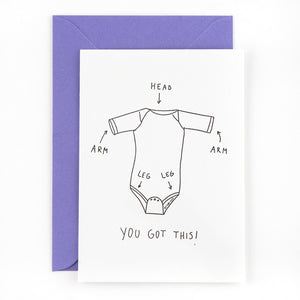 Card You got this - romper