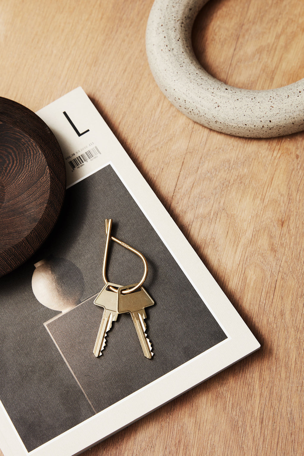 Grovemade brass key ring shop