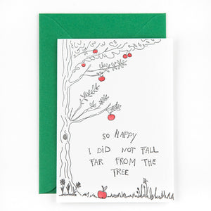 Card Apple tree