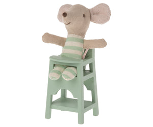High chair for baby mouse mint