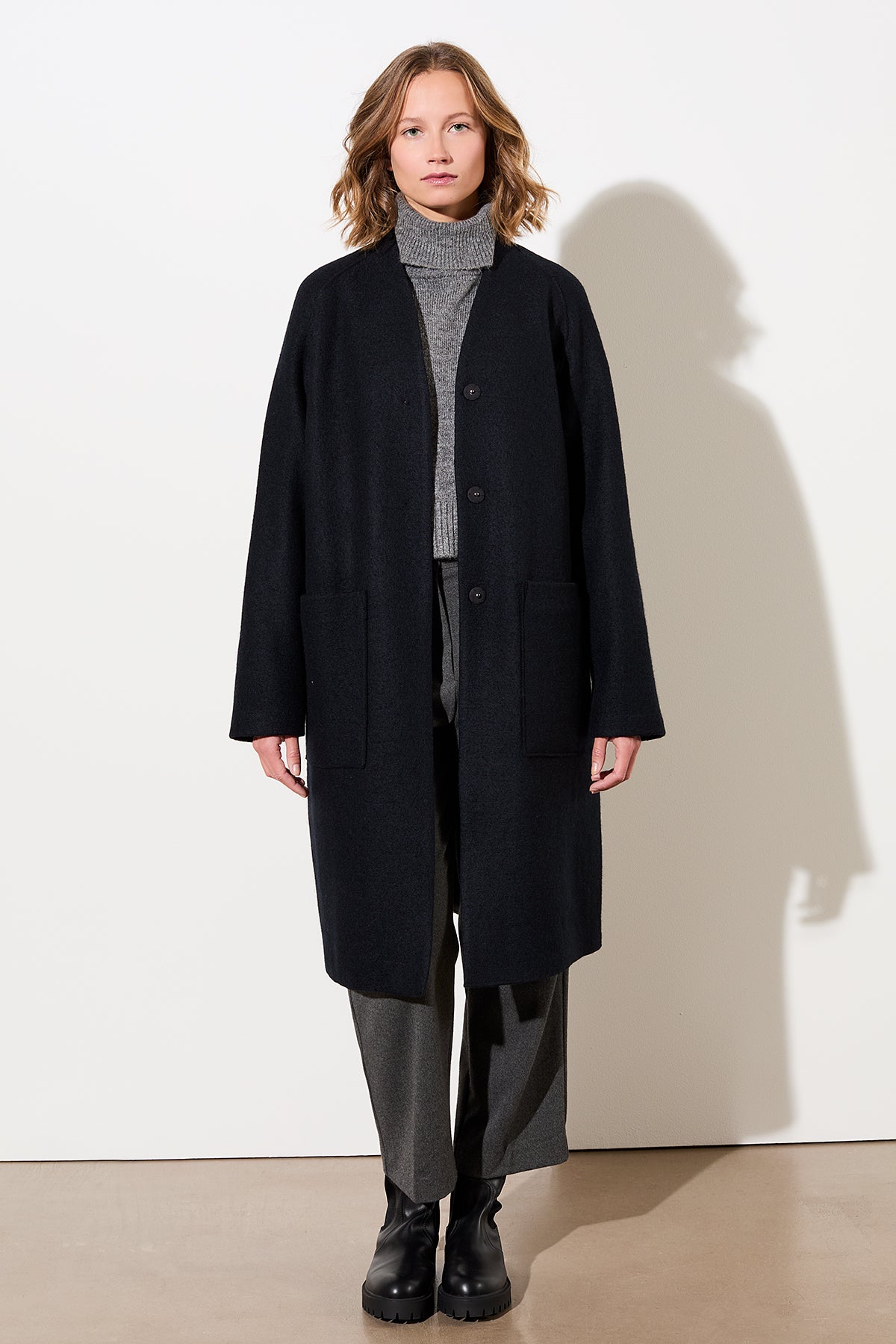 新品　【STUDIO BOHEME】FRIO COAT - DEEP GREEN Only spring coat