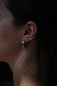 Bolo earrings gold