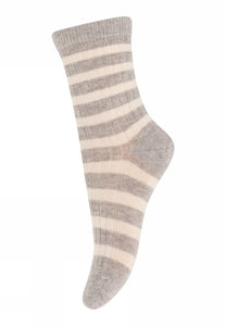 Eli socks Light brown melange