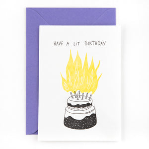 Card Have a lit birthday