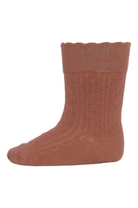 Laura socks Copper brown
