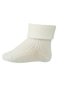 3-pack Multi Cotton rib baby socks Beige