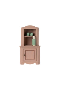 Miniature corner cabinet rose