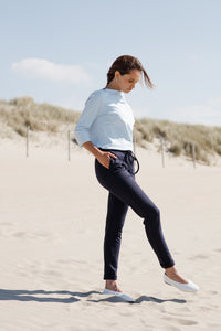 Trousers Bries Thick jersey blue