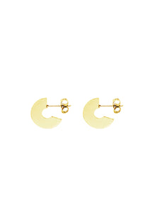 Bold earrings gold
