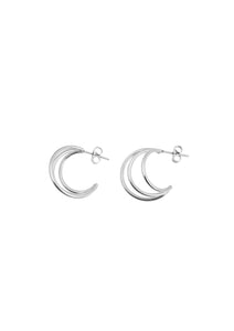 Wire earrings silver