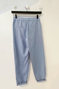 Trousers Belle linen light blue
