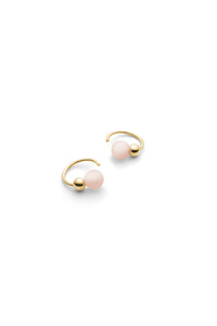 Dawn bubble twist earrings gold