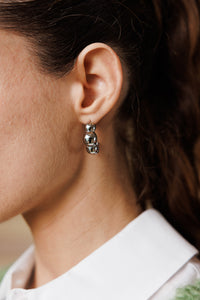 Dot earrings silver