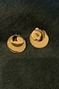 Dual earrings gold