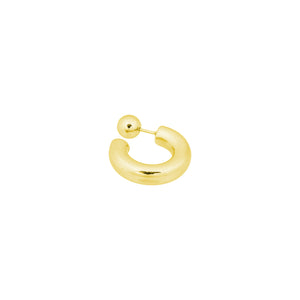 Hoopdot earrings gold