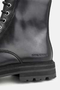 Downtown Lace Up Boot  Black