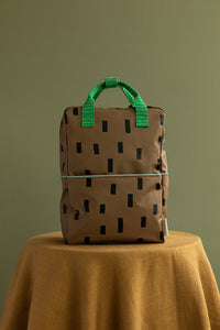 Backpack large special Brassy green
