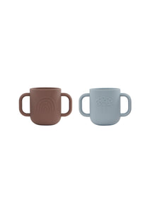 Tiny kappu cup - pack of 2 Dusty blue