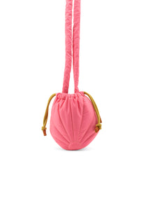 Pouch bag padded tulip pink