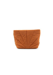 Toiletry bag padded croissant brown