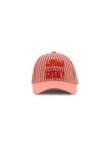Cap stripes french pink