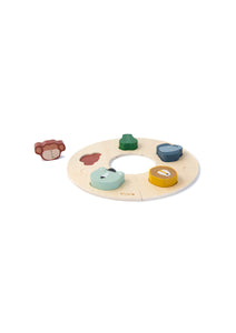 Wooden round puzzle OS