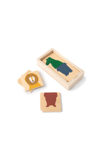 Wooden animal combo puzzle