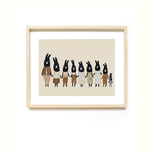 A4 Print Bunnies