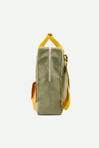 Backpack Large | Envelope | Map Green